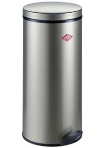 M&uuml;lleimer Wesco "Gastro", silber (neusilberfarben), B:27cm H:58cm T:27cm, Stahlblech, M&uuml;lleimer, M&uuml;lleimer, Tretabfallsammler 22 Liter