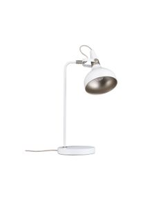 Paulmann Tischleuchte "Juna", wei&szlig; (wei&szlig; matt, champagner), 1, H: 51cm, 1 Stk., Leuchten, E14, 1-flammig, dimmbar, Tischleuchte