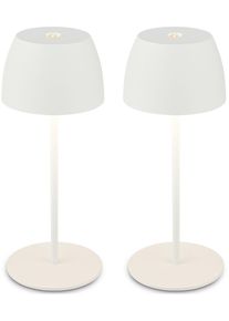 LED Au&szlig;en-Tischleuchte Briloner Leuchten "SERINA MINI 7803026", wei&szlig;, Leuchten, LED Au&szlig;en-Tischleuchte