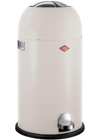 M&uuml;lleimer Wesco "Kickmaster", beige (sand matt), B:37,5cm H:69cm T:37,5cm, Stahlblech, M&uuml;lleimer, M&uuml;lleimer, Abfallsammler mit D&auml;mpfer, 33 Liter