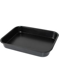 Auflaufform ELO Basic "Carbon", schwarz, B:29cm L:37cm, Stahlblech, Auflaufformen, Auflaufform, 4,2 Liter