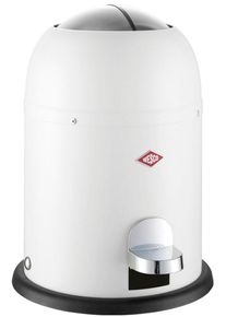 Kosmetikeimer Wesco "Mini Master", wei&szlig; (wei&szlig; matt), B:26,4cm H:36cm T:26,4cm, Stahlblech, M&uuml;lleimer, Kosmetikeimer, 6 Liter