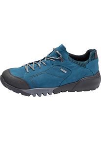 Waldl&auml;ufer Trekkingschuh WALDL&Auml;UFER "H-Fritz", Herren, Gr. 7 (40,5), blau (t&uuml;rkis, schwarz), Gummi, Nubukleder, Textil, Schuhe Trekkingschuh, Freizeitschuh, Outdoorschuh, Sneaker mit TEX-Ausstattung, H-Weite