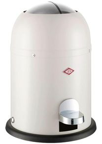 Kosmetikeimer Wesco "Mini Master", beige (sand matt), B:26,4cm H:36cm T:26,4cm, Stahlblech, M&uuml;lleimer, Kosmetikeimer, 6 Liter