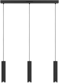 Eglo H&auml;ngeleuchte "BALAMORTA-Z Pendellampe - Stahl - LED - 3X3,7W - IP20", schwarz, 3, H: 110cm, 1 Stk., Leuchten, H&auml;ngelampe, Deckenlampe, Wohnzimmer, Esszimmer, L78 x B5,5 x H110 cm, H&auml;ngeleuchte