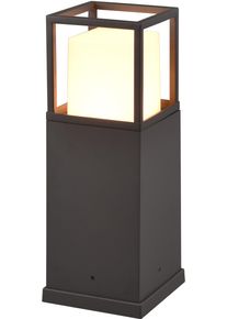 LED Au&szlig;en-Stehlampe Trio LEUCHTEN "WITHAM, Outdoor Garten Stehleuchte H&ouml;he 40cm, 14,5W LED, 1450 Lumen", grau (anthrazit), B:15cm H:40cm T:15cm, Leuchten, LED Au&szlig;en-Stehlampe, Lichtfarbe einstellbar warmwei&szlig; bis kaltwei&szlig; 2300/3000/4000K, IP54