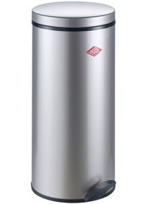 M&uuml;lleimer Wesco "Gastro", silber (silberfarben), B:27cm H:58cm T:27cm, Stahlblech, M&uuml;lleimer, M&uuml;lleimer, Tretabfallsammler 22 Liter