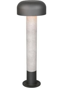 Trio LEUCHTEN Au&szlig;en-Stehlampe "FRASER, Outdoor Stehleuchte H&ouml;he 54cm, exkl 1x E27 max 10W, IP54", grau, 1, &Oslash; 19cm H: 54cm, 1 Stk., Leuchten, Wegeleuchte Garten Terrasse, &Oslash; 19cm H&ouml;he 54cm, Leuchtmittel wechselbar, Au&szlig;en-Stehlampe