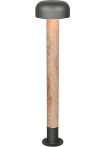 Trio LEUCHTEN Au&szlig;en-Stehlampe "FRASER, Outdoor Stehleuchte H&ouml;he 85cm, exkl 1x E27 max 10W, IP54", grau, 1, &Oslash; 19cm H: 84,5cm, 1 Stk., Leuchten, Stehlampe Garten Terrasse, &Oslash; 19cm H&ouml;he 85cm, wechselbares Leuchtmittel, Au&szlig;en-Stehlampe