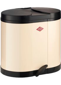 M&uuml;lleimer Wesco "Biom&uuml;lleimer", braun (mandel), B:45cm H:43cm T:36cm, Stahlblech, M&uuml;lleimer, M&uuml;lleimer, &Ouml;KO-Sammler, 2x15 Liter