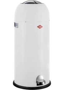 M&uuml;lleimer Wesco "Kickmaster Maxi", wei&szlig; (wei&szlig; matt), B:37,5cm H:83cm T:37,5cm, Stahlblech, M&uuml;lleimer, M&uuml;lleimer, Abfallsammler mit D&auml;mpfer, 40 Liter