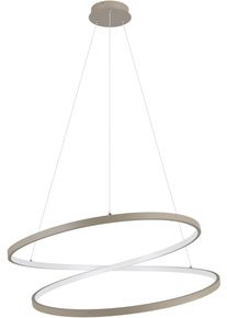 Eglo H&auml;ngeleuchte "RUOTALE Pendellampe - Alu, Stahl - LED - 42W - IP20", beige (sandfarben), 1, &Oslash; 70cm H: 150cm, 1 Stk., Leuchten, H&auml;ngelampe, Deckenlampe, Wohnzimmer, Esszimmer, H150 x &Oslash;70 cm, H&auml;ngeleuchte