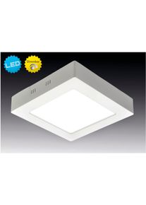 N&auml;ve N&Auml;VE LED Panel "Dimplex", wei&szlig;, 1, H: 3,5cm, 1 Stk., Leuchten, Aufbaupanel eckig wei&szlig;, dimmbar, Phasenan- und abschnitt, 17,2x17,2cm, LED Panel