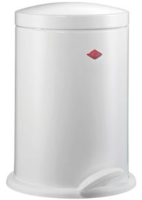 M&uuml;lleimer Wesco "116 Alpha", wei&szlig;, B:30cm H:42,5cm T:30cm, Stahlblech, M&uuml;lleimer, M&uuml;lleimer, Tretabfallsammler, 13 Liter