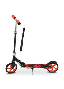 Juskys Gyerek fut&oacute;bicikli nagy kerekekkel &eacute;s hevederrel fekete