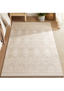 Boho szőnyeg 120&times;170 cm, cs&uacute;sz&aacute;sg&aacute;tl&oacute;, b&eacute;zs