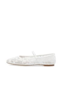 Bianco Ballerines &agrave; lani&egrave;res 'Lilia' Femme blanc taille 37