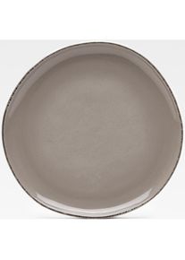 Van Well, Speiseteller &raquo;Urban, flacher Teller 27 cm, 6 St&uuml;ck&laquo; sp&uuml;lmaschinen- und mikrowellengeeignet, braun, Steinzeug, 27 cm, braun