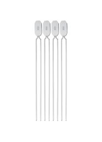 R&ouml;sle R&Ouml;SLE, Grillspie&szlig; &raquo;25069&laquo; Doppelspie&szlig;e zur Zubereitung von Schaschlik/Gem&uuml;se, 33 cm, Edelstahl, silberfarben, Edelstahl, silberfarben