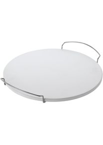 R&ouml;sle R&Ouml;SLE, Pizzastein &raquo;BBQ&laquo; Cordierit &Oslash; 42 cm, Naturstein (Schamott), Cordierit, B/H/T: 41 cm 6,5 cm, Naturstein (Schamott)