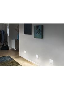 Paulmann, LED Einbauleuchte &raquo;LED Wandeinbauleuchte Edge Quadro 1,2W 25lm 230V&laquo; 1 Stk. Warmwei&szlig;, chromfarben,