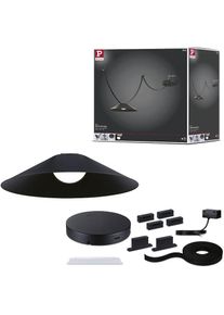 Paulmann, H&auml;ngeleuchte &raquo;ULine Gurt Belt Starterset 5m 12W Schwarz&laquo; 11 Stk. Warmwei&szlig;, schwarz, 1, schwarz