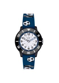 Cool Time, Herren, Quarzuhr &raquo;The Cool New Soccer&laquo; Armbanduhr, Silikonarmband, Kinderuhr, Junge, analog, blau, Tolle Kinderarmbanduhr