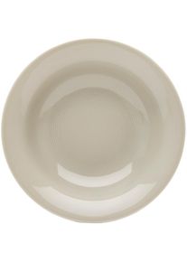 Van Well, Pastateller &raquo;Jive, tiefer Teller 20 cm, 6 St&uuml;ck&laquo; dezentes Spiraldekor, sp&uuml;lmaschinen-und mikrowellengeeignet, beige, Porzellan, 20 cm, beige