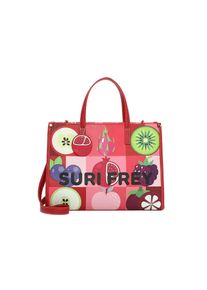 SURI FREY, Damen, Shopper &raquo;Shopper SFY Issy&laquo;, red 600, red 600, Feinsynthetik in attraktivem Design