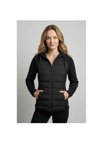 Icepeak, Damen, Hybridjacke &raquo;Icepeak ASHBURN&laquo; f&uuml;r Erwachsene, mit w&auml;rmenden Materialeigenschaften, mit Kordelz&uuml;gen, BASIC BLACK, L, Hybridjacke von 