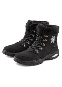 Lascana, Damen, Winterstiefelette &raquo;Winterboots, Outdoorstiefelette, Stiefel, Stiefelette, Schneestiefel&laquo; mit wind-& wasserabweisender Tex-Membran, 