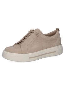 Caprice, Damen, Slip-On Sneaker , Halbschuh, Freizeitschuh, Slipper mit Gummiz&uuml;gen, sand, 37,5, Zeitloser Halbschuh in bequemer Weite