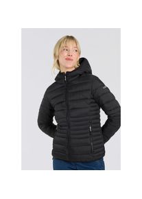 CMP, Damen, Steppjacke mit Kapuze, nero, 48, Steppjacke von CMP