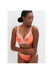 bonprix, B&uuml;gel-BH &raquo;B&uuml;gel-BH mit zarter Spitze (2er Pack)&laquo; Packung, 2 Stk. mit Haken & &Ouml;sen Verschluss, B&uuml;gel-BH, mit zarter Spitze, lachsorange+