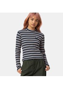 Santa Cruz, Damen, Langarmshirt &raquo;OPUS DOT MOCK NECK LS TOP&laquo;, Multi Stripe, 10(M), Langarmshirt von Santa Cruz