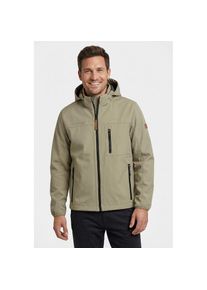 Camel Active, Herren, Softshelljacke mit Kapuze mit Kapuze, khaki, 52, khaki, Jacke von Camel Active
