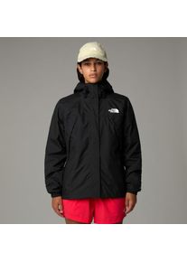 The North Face, Damen, Regenjacke &raquo;W ANTORA RAIN JACKET&laquo; wasserdicht, winddicht, mit verstellbarer Kapuze, TNF Black, XS, Regenjacke f&uuml;r zuverl&auml;ssigen