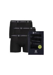 Lerros, Herren, Slip &raquo;Boxershorts im 3er Pack&laquo;, BLACK, XXL, Elastikbund mit Logostick