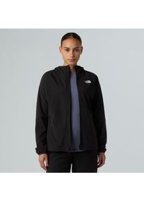 The North Face, Damen, Funktionsjacke &raquo;W NIMBLE HOODIE - EU&laquo; mit Kapuze f&uuml;r vielseitige Outdoor-Aktivit&auml;ten, wasserabweisend, winddicht, TNF Black, S,