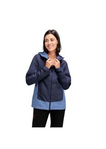 Maier Sports, Damen, Regenjacke &raquo;D GG Allwetterjacke&laquo; mit Kapuze Wasser- & Winddicht & Atmungsaktiv, night sky/sa, 46, Vielseitige Outdoorjacke von 