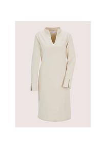 Madeleine Mode MADELEINE, Damen, Jerseykleid &raquo;Etuikleid Elegantes Kleid mit Kelchkragen&laquo;, perlwei&szlig;, 42 - N-Gr, Sanft tailliert, L&auml;nge 102 cm