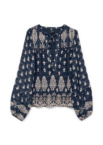 V&eacute;ro Moda VERO MODA Bluzka 'VMHEDI' dla kobiet granatowy / offwhite Rozmiar XS