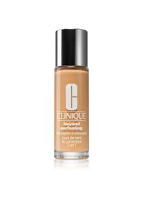 Clinique Beyond Perfecting&trade; Foundation + Concealer alapoz&oacute; &eacute;s korrektor 2 az 1-ben &aacute;rnyalat CN 58 Honey 30 ml
