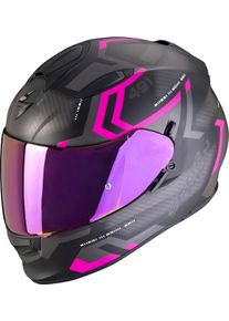 Scorpion EXO-491 Spin, full face helmet , color: Matt Black/Grey/Pink , size: XS