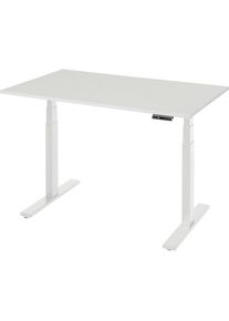 eurokraft pro ESD-werktafel, elektrisch in hoogte verstelbaar, hoogte 650 - 1300 mm, b x d 1250 x 800 mm