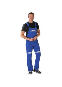 Planam, Arbeitshose, DuraWork Arbeitskleidung Arbeitslatzhose kornblau schwarz Gr&ouml;sse 102 (102)