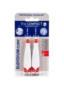 Elgydium, Handzahnb&uuml;rste, Clinic Trio Compact Red Iso 444 1.5mm B&uuml;rsten (1 x)