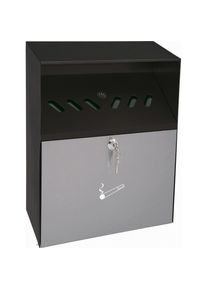 Wedo, Aschenbecher, Wandascher mit Wetterschutzdach