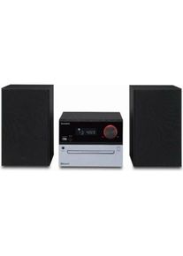 Sunstech MICROKETTE HiFi system with Bluetooth LCD display with intensity control output power 30 W (Bluetooth, CD Player), Stereoanlage, Schwarz