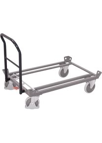 VARIOFIT, Transportwagen, Schiebeb&uuml;gel RAL 7016 Schiebeb&uuml;gel